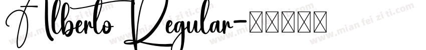 Alberto Regular字体转换